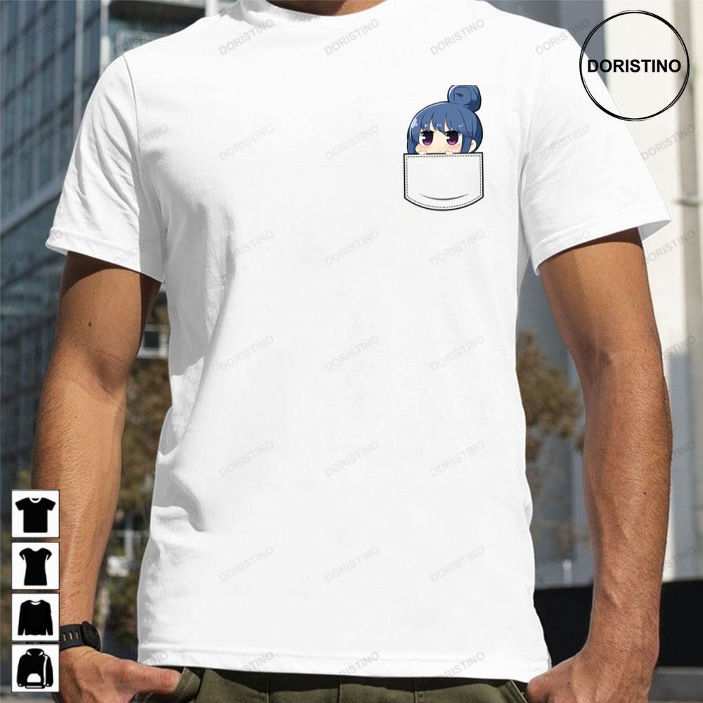 Chibi Shima Rin In Your Pocket Yuru Camp Awesome Shirts